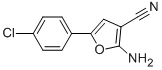 2-AMINO-5-(4-CHLORO-PHENYL)-FURAN-3-CARBONITRILE CAS#: 26454-85-3