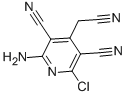 2-AMINO-6-CHLORO-4-(CYANOMETHYL)PYRIDINE-3,5-DICARBONITRILE CAS#: 19858-57-2
