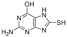 2-AMINO-6-HYDROXY-8-MERCAPTOPURINE CAS#: 28180-40-7