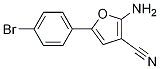 2-AMino-5-(4-broMophenyl)furan-3-carbonitrile CAS#: 26454-86-4
