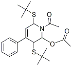 2-Acetoxy-1-acetyl-3,6-di(tert-butylthio)-4-phenyl-1,2,3,6-tetrahydropyridine CAS#: 18794-23-5