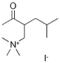 (2-Acetyl-4-Methylpentyl)triMethylaMMoniuM Iodide CAS#: 1069-62-1
