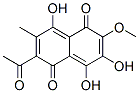 2-Acetyl-4,7,8-trihydroxy-6-methoxy-3-methyl-1,5-naphthalenedione CAS#: 1228-77-9