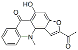 2-Acetyl-5-hydroxy-11-methylfuro[2,3-c]acridin-6(11H)-one CAS#: 109897-77-0