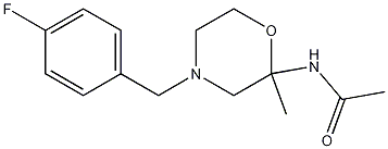 2-Acetylamidomethyl-4-(4-fluorobenzyl)morpholine CAS#: 112913-94-7