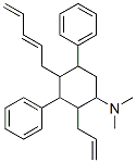 2-Allyl-N,N-dimethyl-4-(2,4-pentadien-1-yl)-3,5-diphenylcyclohexan-1-amine CAS#: 14028-83-2