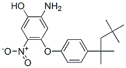 2-Amino-5-nitro-4-[p-(1,1,3,3-tetramethylbutyl)phenoxy]phenol CAS#: 102405-80-1
