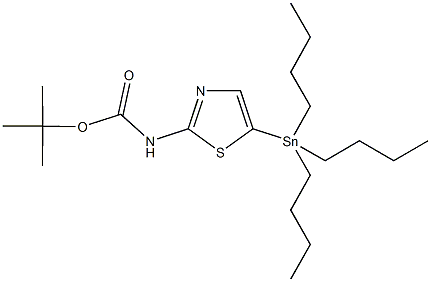 2-Amino-5-(tributylstannyl)-1,3-thiazole, N-BOC protected CAS#: 243972-26-1