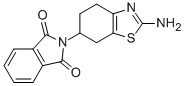 2-Amino-6-phthalimido-4,5,6,7-tetrahydro benzothiazole CAS#: 104618-33-9