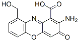 2-Amino-9-hydroxymethyl-3-oxo-3H-phenoxazine-1-carboxylic acid CAS#: 146-90-7