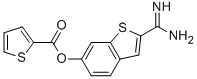 2-(Aminoiminomethyl)benzo[b]thiophen-6-yl  ester-2-Thiophenecarboxylic  acid CAS#: 217099-43-9