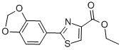 2-BENZO[1,3]DIOXOL-5-YL-THIAZOLE-4-CARBOXYLIC ACID ETHYL ESTER CAS#: 248249-53-8