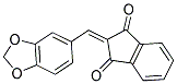 2-(BENZO[3,4-D]1,3-DIOXOLEN-5-YLMETHYLENE)INDANE-1,3-DIONE CAS#: 29874-34-8