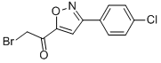 2-BROMO-1-[3-(4-CHLOROPHENYL)-5-ISOXAZOLYL]-1-ETHANONE CAS#: 258506-49-9