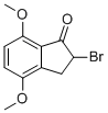 2-BROMO-2,3-DIHYDRO-4,7-DIMETHOXY-1H-INDEN-1-ONE CAS#: 22131-90-4