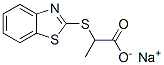 2-(Benzothiazol-2-ylthio)propionic acid sodium salt CAS#: 112923-15-6
