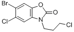 2-Benzoxazolinone, 6-bromo-5-chloro-3-(3-chloropropyl)- CAS#: 18845-23-3