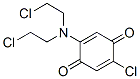 2-[Bis(2-chloroethyl)amino]-5-chloro-p-benzoquinone CAS#: 15482-83-4