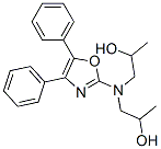 2-[Bis(2-hydroxypropyl)amino]-4,5-diphenyloxazole CAS#: 18471-21-1
