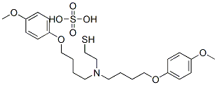 2-[Bis[4-(p-methoxyphenoxy)butyl]amino]ethanethiol sulfate CAS#: 21220-83-7