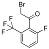 2-Bromo-2'-fluoro-6'-(trifluoromethyl)acetophenone, 2-Bromo-1-[2-fluoro-6-(trifluoromethyl)phenyl]ethan-1-one CAS#: 223785-85-1