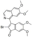 2-Bromo-3-(6,7-dimethoxyisoquinolin-1-yl)-5,6-dimethoxy-1H-inden-1-one CAS#: 23434-75-5
