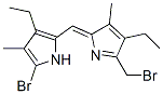 2-Bromo-5-[[5-(bromomethyl)-4-ethyl-3-methyl-2H-pyrrol-2-ylidene]methyl]-4-ethyl-3-methyl-1H-pyrrole CAS#: 15770-14-6