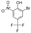 2-Bromo-6-nitro-4-(trifluoromethyl)phenol, 3-Bromo-2-hydroxy-5-(trifluoromethyl)nitrobenzene CAS#: 206759-48-0