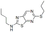 2-(Butylamino)-5-(propylthio)thiazolo[5,4-d]pyrimidine CAS#: 19844-52-1