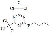 2-(Butylthio)-4,6-bis(trichloromethyl)-1,3,5-triazine CAS#: 24504-18-5