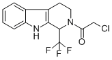 2-CHLORO-1-[1-(TRIFLUOROMETHYL)-1,3,4,9-TETRAHYDRO-2H-BETA-CARBOLIN-2-YL]ETHAN-1-ONE CAS#: 257295-47-9