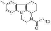 2-CHLORO-1-(8-METHYL-1,2,3A,4,5,6-HEXAHYDRO-PYRAZINO[3,2,1-JK]CARBAZOL-3-YL)-ETHANONE CAS#: 28742-49-6