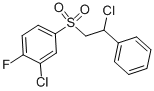 2-CHLORO-4-[(2-CHLORO-2-PHENYLETHYL)SULFONYL]-1-FLUOROBENZENE CAS#: 244278-71-5