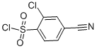 2-CHLORO-4-CYANOBENZENESULFONYL CHLORIDE CAS#: 254749-11-6