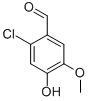 2-CHLORO-4-HYDROXY-5-METHOXY-BENZALDEHYDE CAS#: 18268-76-3