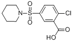 2-CHLORO-5-(PIPERIDINE-1-SULFONYL)-BENZOIC ACID CAS#: 109029-95-0