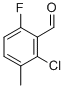 2-CHLORO-6-FLUORO-3-METHYLBENZALDEHYDE CAS#: 104451-99-2