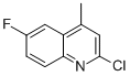 2-CHLORO-6-FLUORO-4-METHYLQUINOLINE CAS#: 18529-12-9