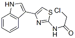 2-CHLORO-N-[4-(1H-INDOL-3-YL)-1,3-THIAZOL-2-YL]ACETAMIDE CAS#: 19750-29-9