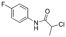 2-CHLORO-N-(4-FLUOROPHENYL)PROPANAMIDE CAS#: 21262-04-4
