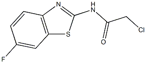 2-CHLORO-N-(6-FLUORO-1,3-BENZOTHIAZOL-2-YL)ACETAMIDE CAS#: 263239-23-2