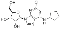 2-CHLORO-N6-CYCLOPENTYL-1-*DEAZAADENOSIN E CAS#: 113646-62-1
