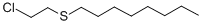 2-CHLOROETHYL OCTYL SULFIDE CAS#: 19155-38-5