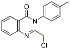 2-(CHLOROMETHYL)-3-(4-METHYLPHENYL)QUINAZOLIN-4(3H)-ONE CAS#: 22312-80-7