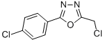 2-(CHLOROMETHYL)-5-(4-CHLOROPHENYL)-1,3,4-OXADIAZOLE CAS#: 24068-15-3