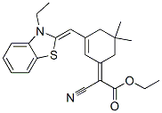 2-CYCLOHEXENE-D1,A-ACETIC ACID, A-CYANO-3-[(3-ETHYL-2-BENZOTHIAZOLINYLIDENE)METHYL]-5,5-DIMETHYL-, ETHYL ESTER CAS#: 20159-49-3