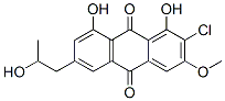 (+)-2-Chloro-1,8-dihydroxy-6-(2-hydroxypropyl)-3-methoxyanthraquinone CAS#: 17508-19-9