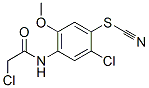 2-Chloro-4-(2-chloroacetylamino)-5-methoxyphenyl thiocyanate CAS#: 23543-10-4