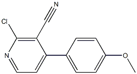 2-Chloro-4-(4-Methoxyphenyl)nicotinonitrile CAS#: 203803-04-7