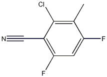 2-Chloro-4,6-difluoro-3-methylbenzonitrile CAS#: 112062-59-6